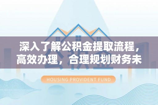 延边深入了解公积金提取流程，高效办理，合理规划财务未来