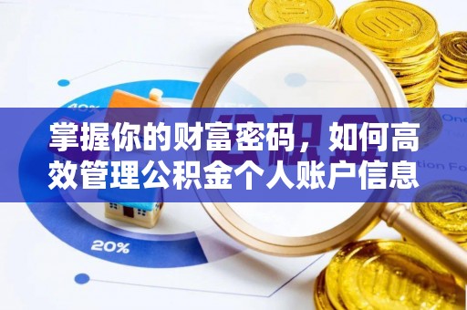 延边掌握你的财富密码，如何高效管理公积金个人账户信息