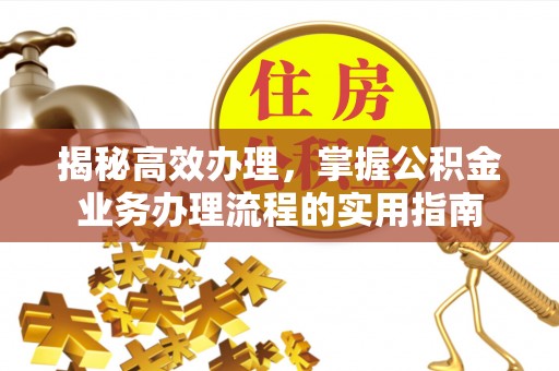延边揭秘高效办理，掌握公积金业务办理流程的实用指南